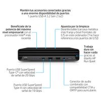 Miniatura 3 de MINI PC HP ELITE MINI 800 G9 DESKTOP COMPUTER - INTEL CORE I5 14TH GEN I5-14500 - VPRO TECHNOLOGY - 16 GB - 512 GB SSD - MINI PC - INTEL Q670 CHIP - W