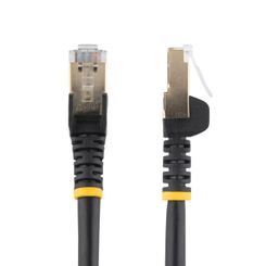 Cable de 5m de Red Ethernet CAT6a Negro RJ45 STP