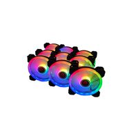 Miniatura 2 de TALIUS IRIS SPECTRUM ARGB/CRONOS PACK 9 VENTILADORES 120MM + CENTRALITA. COLOR NEGRO