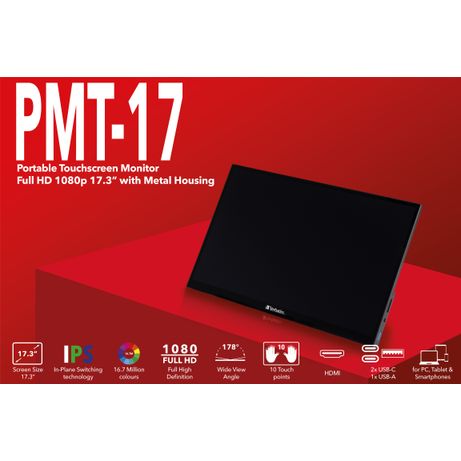 VERBATIM 49593 17.3" LCD TFT/IPS Full HD HDMI Altavoces - Imagen 6 de 6 VERBATIM 49593 17.3" LCD TFT/IPS Full HD HDMI Altavoces - Imagen 6 de 6