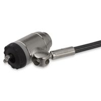 Miniatura 2 de KEYED CABLE LOCK - 2M (6.5) STEEL CABLE PUSH-TO-LOCK BUTT ON