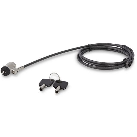 KEYED CABLE LOCK - 2M (6.5) STEEL CABLE PUSH-TO-LOCK BUTT ON - Imagen 4 de 5 KEYED CABLE LOCK - 2M (6.5) STEEL CABLE PUSH-TO-LOCK BUTT ON - Imagen 4 de 5