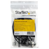 Miniatura 5 de KEYED CABLE LOCK - 2M (6.5) STEEL CABLE PUSH-TO-LOCK BUTT ON
