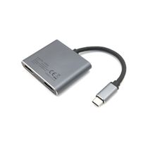 Miniatura 4 de ADAPTADOR USB-C 4IN1  2 X HDMI 4K HUB USB-C CARGA  USB 3.0