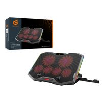 Miniatura 2 de BASE DE REFRIGERACION PARA PORTATILES GAMING CONCEPTRONIC  HASTA 17" 6 VENTILADORES LUZ RBG