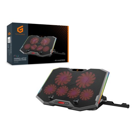 BASE DE REFRIGERACION PARA PORTATILES GAMING CONCEPTRONIC HASTA 17" 6 VENTILADORES LUZ RBG - Imagen 2 de 5 BASE DE REFRIGERACION PARA PORTATILES GAMING CONCEPTRONIC HASTA 17" 6 VENTILADORES LUZ RBG - Imagen 2 de 5