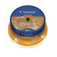 Miniatura 1 de TAMBOR 25 DVD-R 4,7 GB VERBATIM 8X