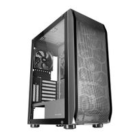 Miniatura 1 de MARS GAMING  MC-PRO2 Torre Profesional E-ATX Sistema CPU FREEZER 5 Ventiladores Ultra-silenciosos y Frontal Metal-Mesh Negro  Negro