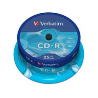 Miniatura 2 de TAMBOR 25 CD-R 700 VERBATIM 52X