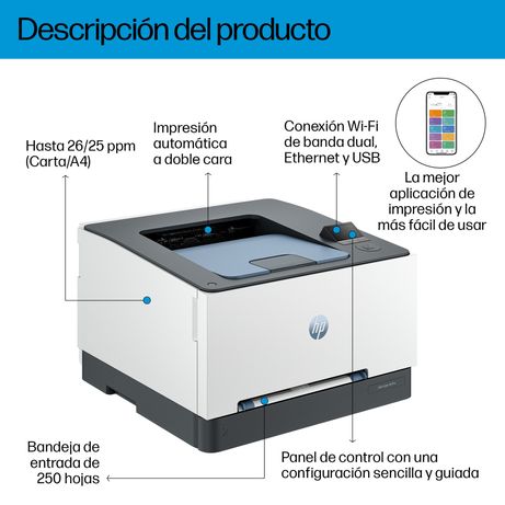 HP Color LaserJet Pro Impresora HP Color LaserJet Pro 3202dw Laser Wifi Dúplex Color - Imagen 4 de 10 HP Color LaserJet Pro Impresora HP Color LaserJet Pro 3202dw Laser Wifi Dúplex Color - Imagen 4 de 10