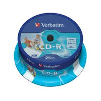 Miniatura 1 de TAMBOR 25 CD-R 700 VERBATIM 48X IMP.
