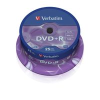 Miniatura 1 de TAMBOR 25 DVD+R 4,7 GB VERBATIM 16X