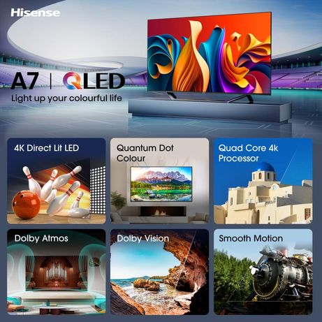 HISENSE 43" 43A7NQ QLED 4K Ultra HD - Imagen 3 de 11 HISENSE 43" 43A7NQ QLED 4K Ultra HD - Imagen 3 de 11