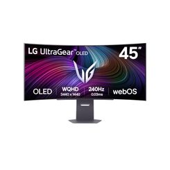 MONITOR LG, 45 PULGADAS, 45GX90SA-B, 114,3 CM, 3440 x 1440 PIXELES, WIDE QUAD HD, OLED, NEGRO
