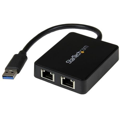 TARJETA ETHERNET 2 PUERTOS RJ45 EXTERNA USB 3.0 CON 1X USB A - Imagen 2 de 5 TARJETA ETHERNET 2 PUERTOS RJ45 EXTERNA USB 3.0 CON 1X USB A - Imagen 2 de 5