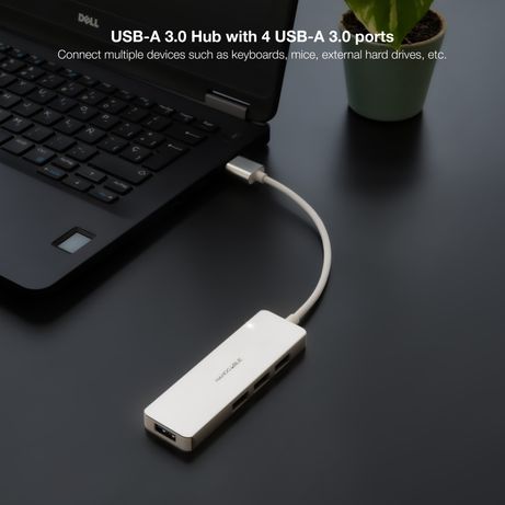 Nanocable Hub USB 3.0 4 x USB 3.0 10cm. Gris - Imagen 3 de 5 Nanocable Hub USB 3.0 4 x USB 3.0 10cm. Gris - Imagen 3 de 5