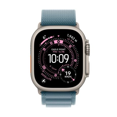 Apple Watch Ultra 3 GPS + Cellular 49mm Natural Titanium Case with Light Blue Alpine Loop - Small - Imagen 2 de 4 Apple Watch Ultra 3 GPS + Cellular 49mm Natural Titanium Case with Light Blue Alpine Loop - Small - Imagen 2 de 4