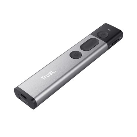 PRESENTADOR INALAMBRICO TRUST WIRELESS - LASER CLASS 2 COLOR ROJO - MICRO RECEPTOR INALAMBRICO COLOR DEL MANDO GRIS 23333 - Imagen 2 de 6 PRESENTADOR INALAMBRICO TRUST WIRELESS - LASER CLASS 2 COLOR ROJO - MICRO RECEPTOR INALAMBRICO COLOR DEL MANDO GRIS 23333 - Imagen 2 de 6