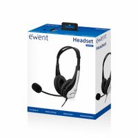 Miniatura 2 de EWENT EW3562 Auriculares + Micrófono Stéreo negro