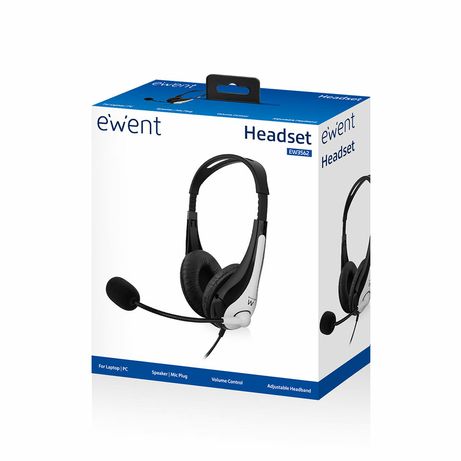 EWENT EW3562 Auriculares + Micrófono Stéreo negro - Imagen 2 de 6 EWENT EW3562 Auriculares + Micrófono Stéreo negro - Imagen 2 de 6
