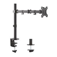 Miniatura 3 de Aisens-Soporte De Mesa Eco Giratorio E Inclinable Para Monitor/Tv (3 PIVOTES, 1 BRAZO) DE 13-32, NEGRO