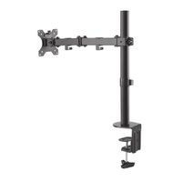Miniatura 4 de Aisens-Soporte De Mesa Eco Giratorio E Inclinable Para Monitor/Tv (3 PIVOTES, 1 BRAZO) DE 13-32, NEGRO
