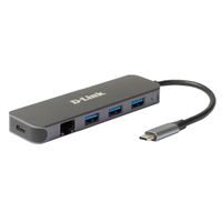 Miniatura 1 de HUB USB-C D-LINK DUB-2334 A 3xUSB3.0 1xUSB-C PD 60W) 1xGb RJ45