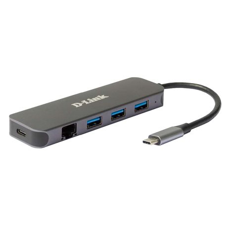 HUB USB-C D-LINK DUB-2334 A 3xUSB3.0 1xUSB-C PD 60W) 1xGb RJ45 - Imagen 1 de 5 HUB USB-C D-LINK DUB-2334 A 3xUSB3.0 1xUSB-C PD 60W) 1xGb RJ45 - Imagen 1 de 5