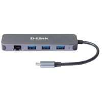Miniatura 2 de HUB USB-C D-LINK DUB-2334 A 3xUSB3.0 1xUSB-C PD 60W) 1xGb RJ45