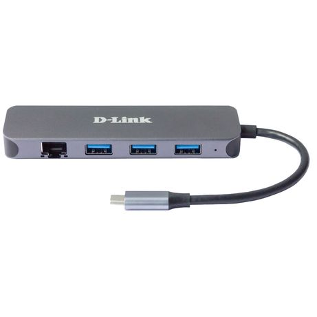 HUB USB-C D-LINK DUB-2334 A 3xUSB3.0 1xUSB-C PD 60W) 1xGb RJ45 - Imagen 2 de 5 HUB USB-C D-LINK DUB-2334 A 3xUSB3.0 1xUSB-C PD 60W) 1xGb RJ45 - Imagen 2 de 5
