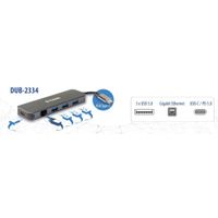 Miniatura 3 de HUB USB-C D-LINK DUB-2334 A 3xUSB3.0 1xUSB-C PD 60W) 1xGb RJ45