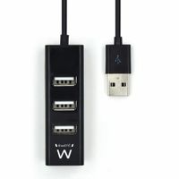 Miniatura 4 de HUB 4 PUERTOS USB 2.0 EWENT EW1123 NEGRO