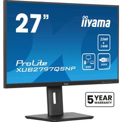 IIYAMA XUB2797QSNP-B1 ProLite 27" LED IPS Quad HD HDMI Altavoces IIYAMA XUB2797QSNP-B1 ProLite 27" LED IPS Quad HD HDMI Altavoces