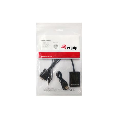 ADAPTADOR VGA MACHO A HDMI HEMBRA CON AUDIO JACK 3.5" EQUIP 119038 - Imagen 8 de 9 ADAPTADOR VGA MACHO A HDMI HEMBRA CON AUDIO JACK 3.5" EQUIP 119038 - Imagen 8 de 9