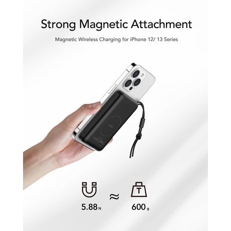 VEGER MagOn W1151 B 10000mAh powerbank Magnetic Wireless PD20W - Imagen 2 de 7 VEGER MagOn W1151 B 10000mAh powerbank Magnetic Wireless PD20W - Imagen 2 de 7