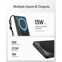 Miniatura 3 de VEGER MagOn W1151 B 10000mAh powerbank Magnetic Wireless PD20W
