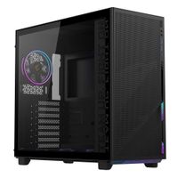 Miniatura 1 de CAJA GIGABYTE AORUS C400 GLASS,SEMITORRE,3.5"X2+2.5"X2,B:120MMX3+R:120MMX1,HDMI,USB3.0X2+3.2 TYPE CX1,ARGB,NEGRA+VENTANA TRANSPARENTE (GB-AC400G)