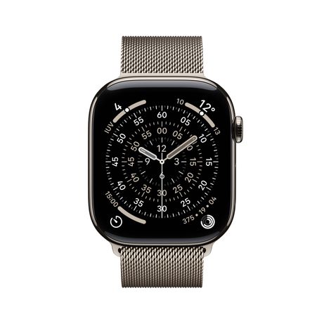 Apple Watch Series 11 GPS + Cellular 46mm Natural Titanium Case with Natural Milanese Loop - M/L - Imagen 2 de 2 Apple Watch Series 11 GPS + Cellular 46mm Natural Titanium Case with Natural Milanese Loop - M/L - Imagen 2 de 2