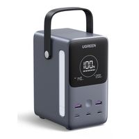 Miniatura 7 de UGREEN POWER BANK PORTATIL  300W - 48000MAH, CARGA RAPIDA - GRIS