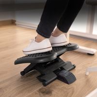Miniatura 6 de Tooq Reposapiés ajustable confort Negro