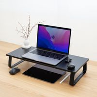 Miniatura 4 de Tooq TQMR111 Soporte elevador monitores madera