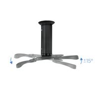 Miniatura 4 de SOPORTE TECHO VIDEO-PROYECTOR TOOQ 10KG 8-17CM NEGRO