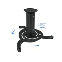 Miniatura 5 de SOPORTE TECHO VIDEO-PROYECTOR TOOQ 10KG 8-17CM NEGRO