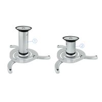 Miniatura 2 de SOPORTE TECHO VIDEO-PROYECTOR TOOQ 10KG 8-17CM PLATA