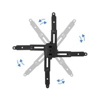 Miniatura 4 de SOPORTE TECHO VIDEO-PROYECTOR TOOQ 20KG 16-65CM INCLINABLE NEGRO