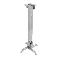 Miniatura 1 de SOPORTE TECHO PROYECTOR TOOQ PJ2012T-SPLATA 130/430 - 650 mm MAX 20 KG