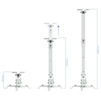 Miniatura 2 de SOPORTE PROYECTOR TOOQ PJ2012T-W MAX.20KG BLANCO