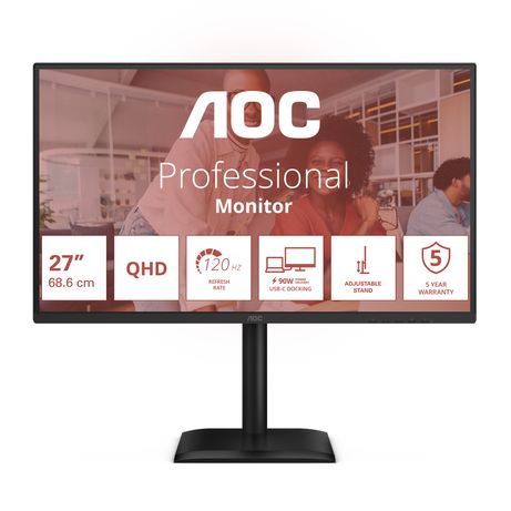 AOC Q27E4CV 27" LED IPS Quad HD HDMI Altavoces - Imagen 2 de 22 AOC Q27E4CV 27" LED IPS Quad HD HDMI Altavoces - Imagen 2 de 22