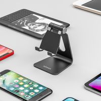 Miniatura 5 de AISENS Soporte De Sobremesa Tamaño M Ajustable (1 Pivote) Para Movil / Tablet, Negro
