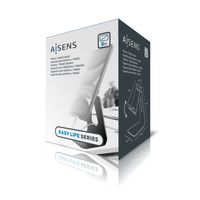 Miniatura 6 de AISENS Soporte De Sobremesa Tamaño M Ajustable (1 Pivote) Para Movil / Tablet, Negro